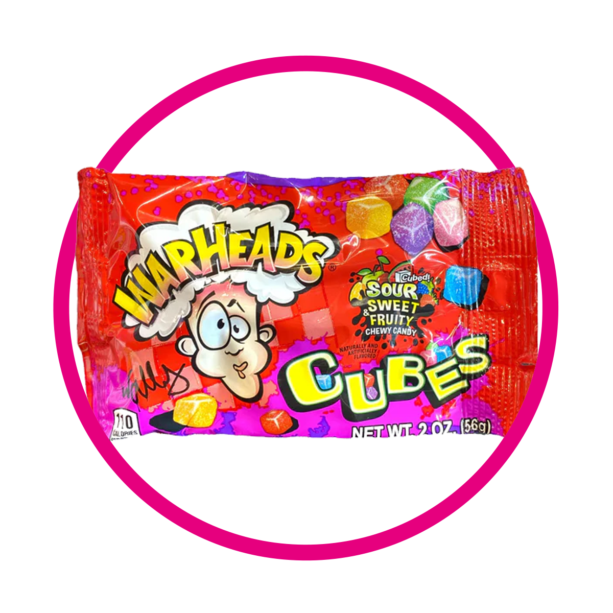 WARHEADS CUBES GUMMY BOLSA 70G