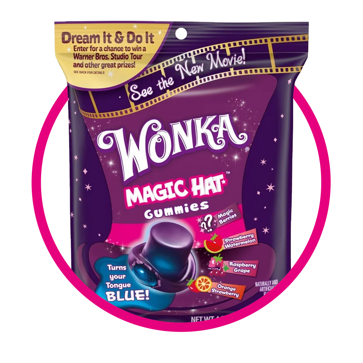WONKA MAGIC HAT GUMMY BOLSA 113G