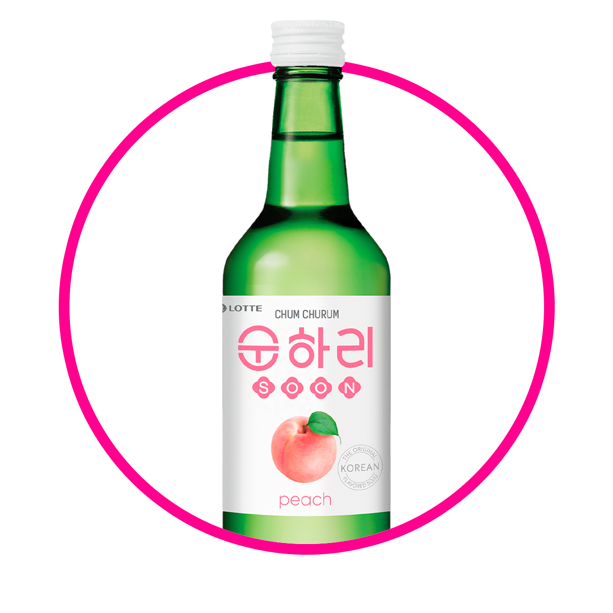 SOJU DURAZNO ALCHOLICA BOTELLA 360ML $%M