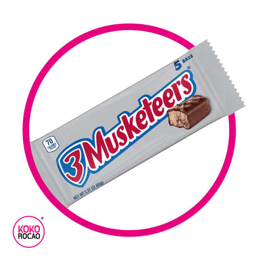 3 MUSTEKETEERS 5 BARS CHOCOLATE BOLSA 65GR