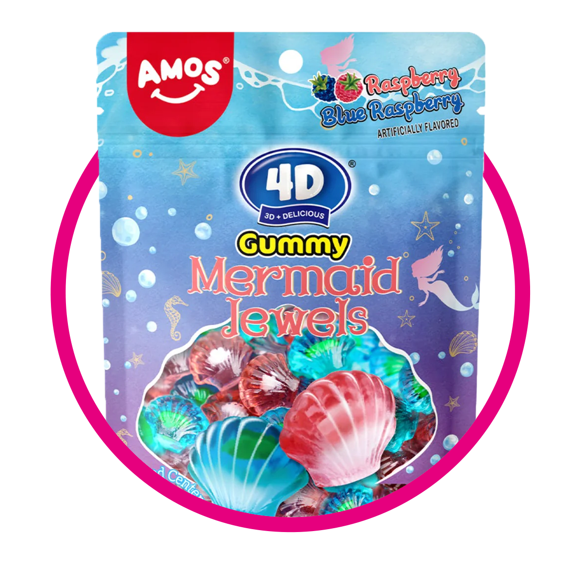 4D MERMAID JEWELS GUMMY BOLSA 170GR&