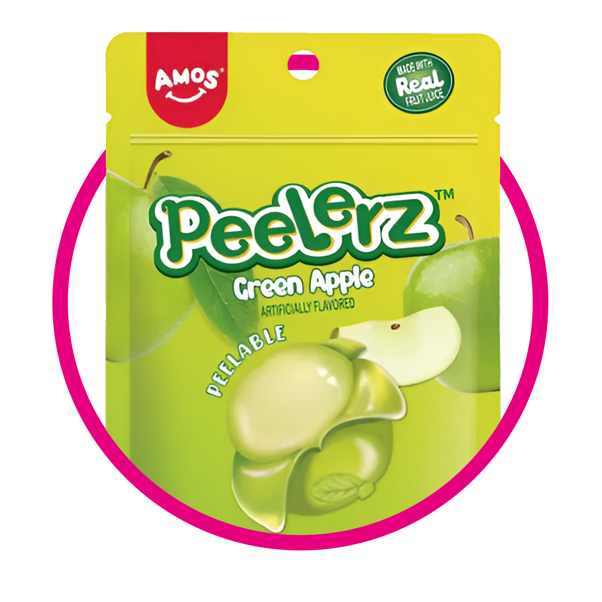 AMOS PEELEREZ APPLE GUMMY BOLSA 65GR