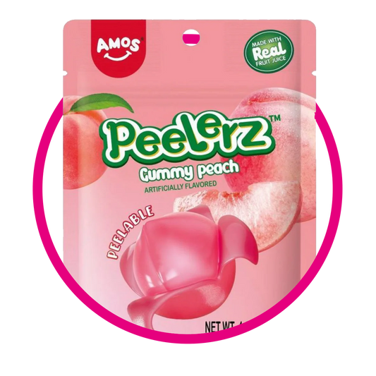 AMOS PEELEREZ PEACH GUMMY BOLSA 65GR