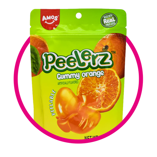 AMOS PEELERZ ORANGE GUMMY BOLSA 170GR&