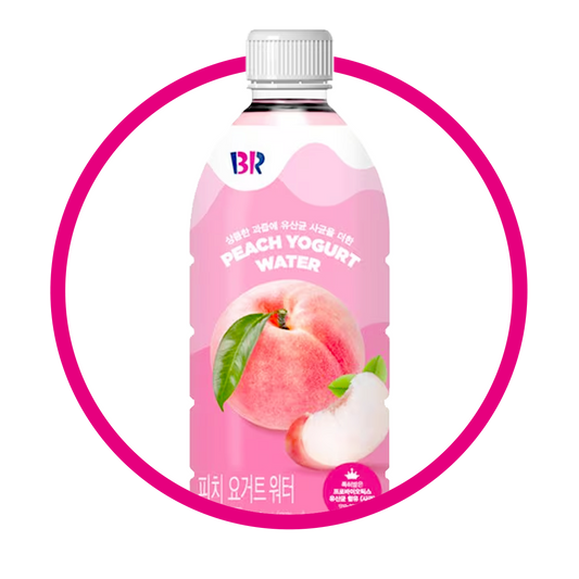 BASKIN ROBBINS PEACH YOGURT WATER BOTELLA 500ML $%M