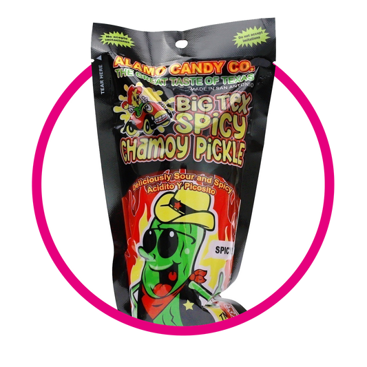 ALAMO CANDY BIG TEX CHAMOY SPICY PRESERVES BOLSA 140G