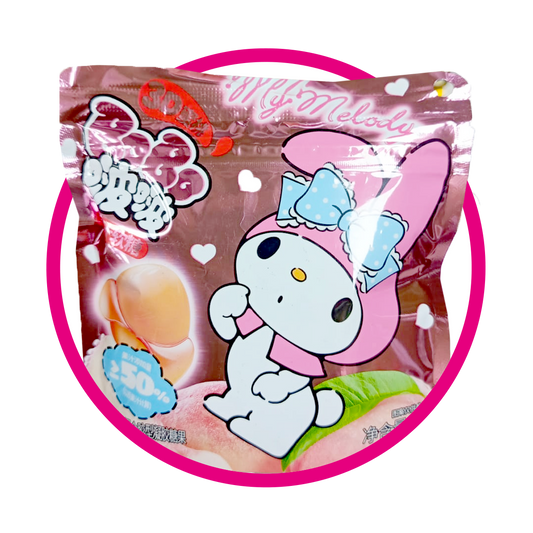 BOBO MY MELODY PEACH GUMMY BOLSA 40GR&