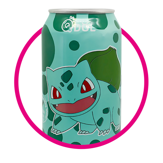 BULBASAUR SPARKLING GRAPE LATA 330ML