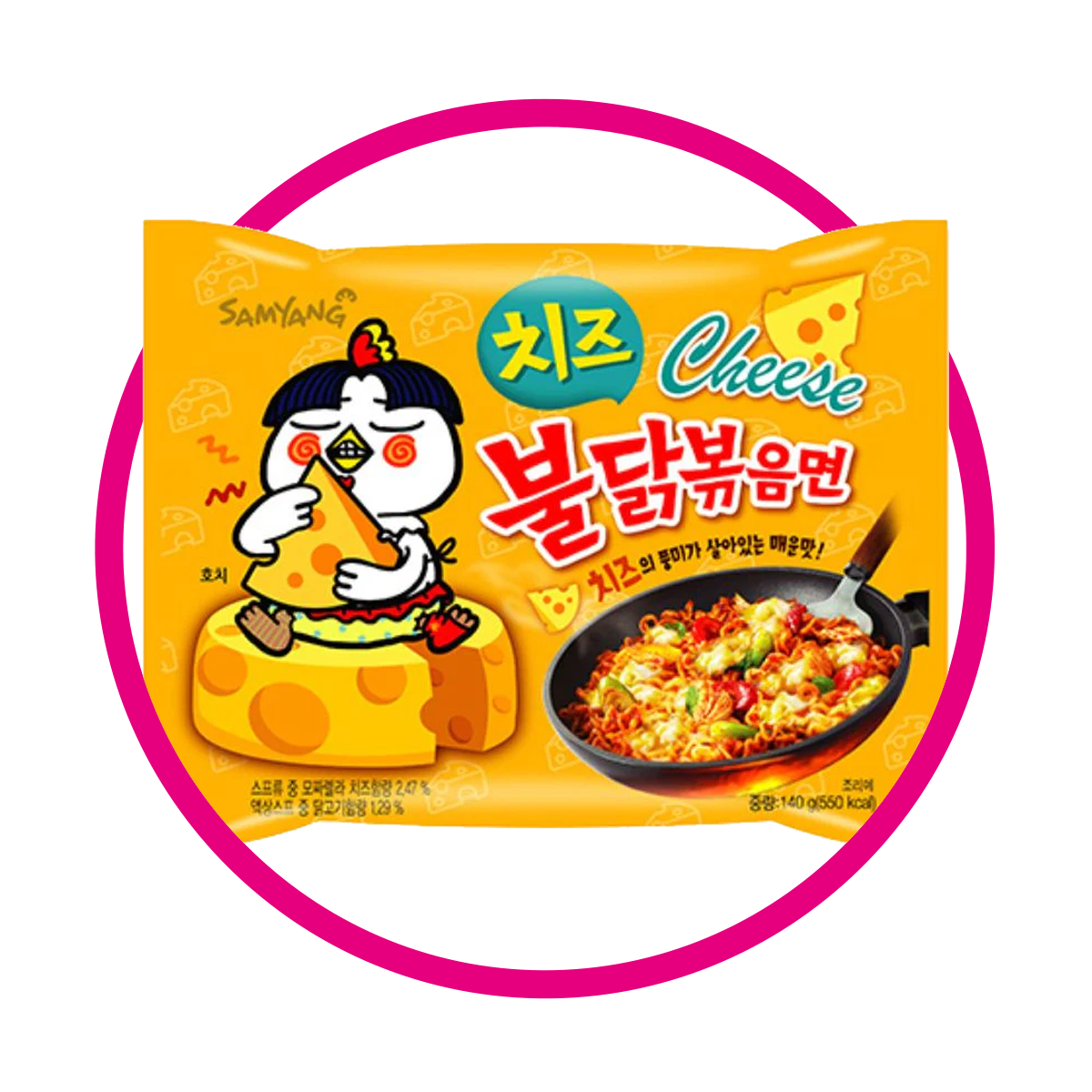 SAMYANG BULDAK QUESO PASTE BOLSA 140 GR $%M