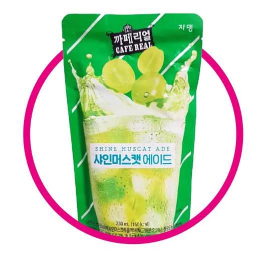 CAFE REAL SHINE MUSCAT JUICE BOLSA 230ML $%M