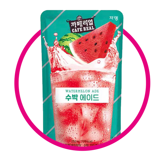 CAFE REAL WATERMELON JUICE BOLSA 230ML&