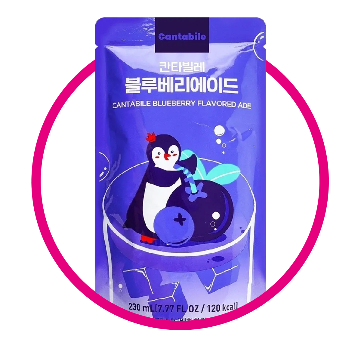 CANTABILE JUICE BLUBERRY BOLSA 230 ML