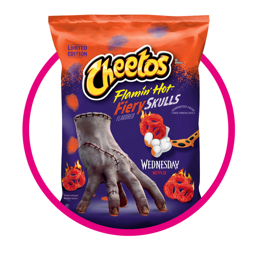 CHEETOS FIERY SKULLS SNACKS BOLSA 212.6GR