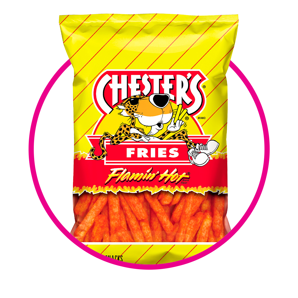 CHEETOS FRIES FLAMIN HOT SNACKS BOLSA 148.8G&