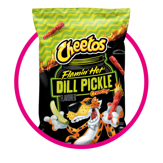 CHETTOS FLAMING HOT DILL PICKLE SNACKS BOLSA 240,9 GR
