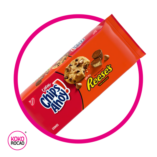 CHIPS AHOY CHEWY REESES COOKIE CAJA 269GR