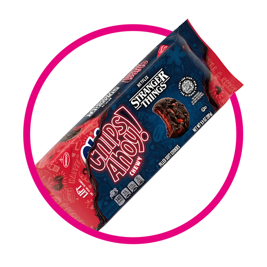 CHIPS AHOY CHEWY STRANGER THINGS COOKIE CAJA 281GR