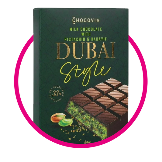 CHOCOVIA DUBAI STYLE CHOCOLATE CAJA 100GR