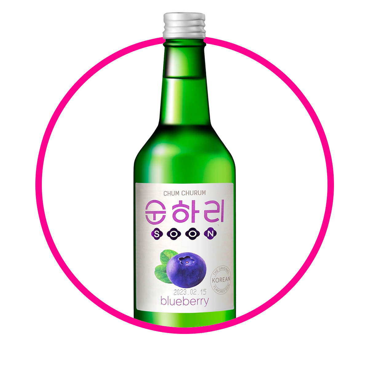 SOJU MORA AZUL ALCHOLICA BOTELLA 360ML