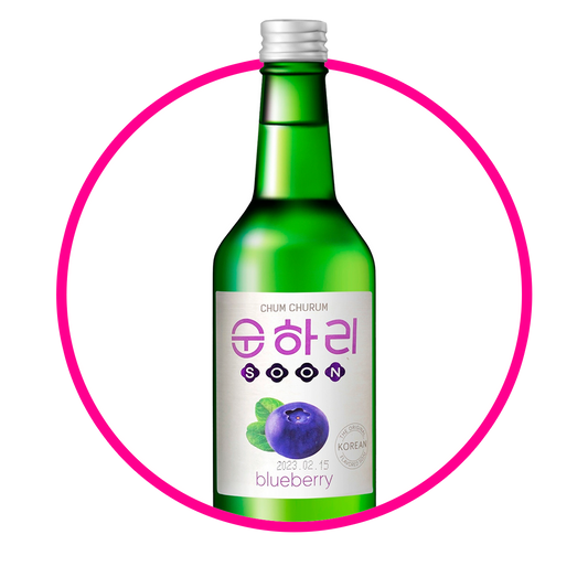 SOJU MORA AZUL ALCHOLICA BOTELLA 360ML