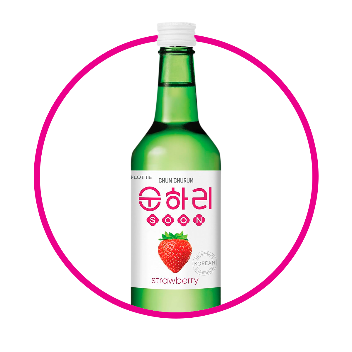 SOJU STRAWBERRY ALCHOLICA BOTELLA 360ML