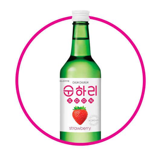 SOJU STRAWBERRY ALCHOLICA BOTELLA 360ML