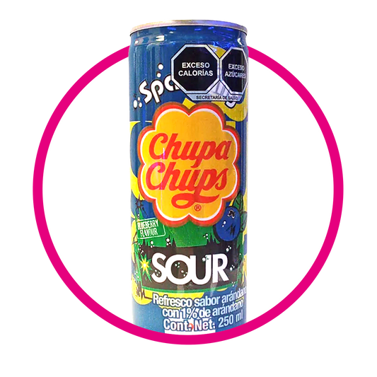 CHUPA CHUPS BLUEBERRY SOUR 250ML