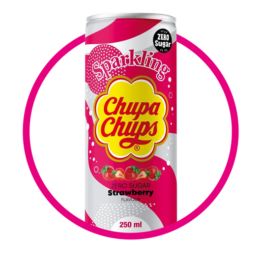 CHUPA CHUPS FRESA ZERO LATA  250ML