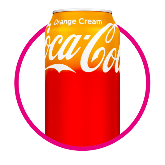 COCA COLA ORANGE SODA LATA 355 ML $