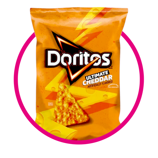 DORITOS ULTIMATE CHEDDAR SNACKS BOLSA 262.2&