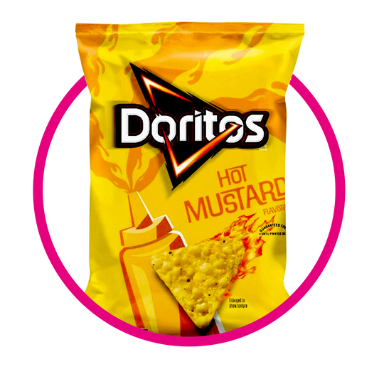 DORITOS HOT MUSTARD SNACKS BOLSA 262.2GR
