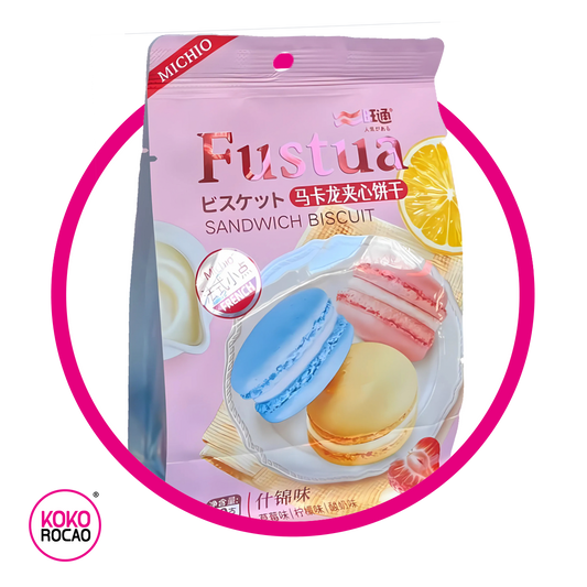 FUSTUA SANDWICH BISCUIT COOKIE BOLSA 80GR