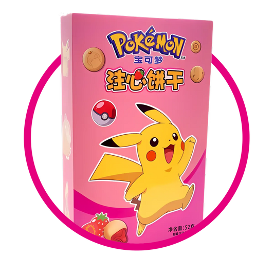 GALLETAS DE POKEMON FRESA 52GR