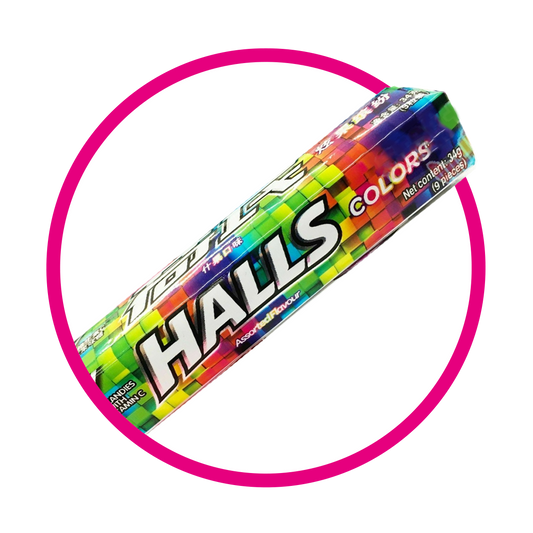 HALLS RAINBOW PAQUETE 34GR