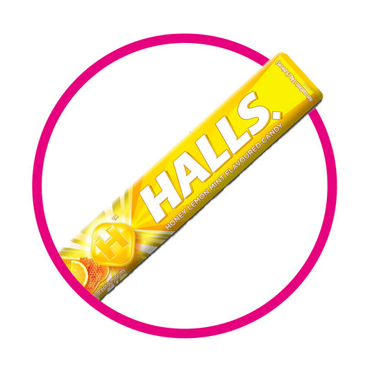 HALLS YELLOW MIEL Y LIMÓN PAQUETE 34GR