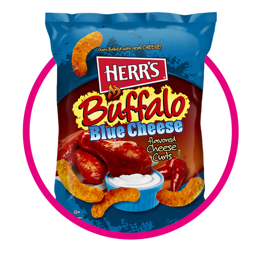 HERR´S BUFALO BLUE CHEESE SNACKS BOLSA 170GR