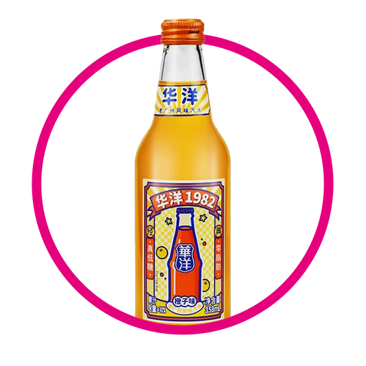 HUAYANG SODA NARANJA BOTELLA 358 ML
