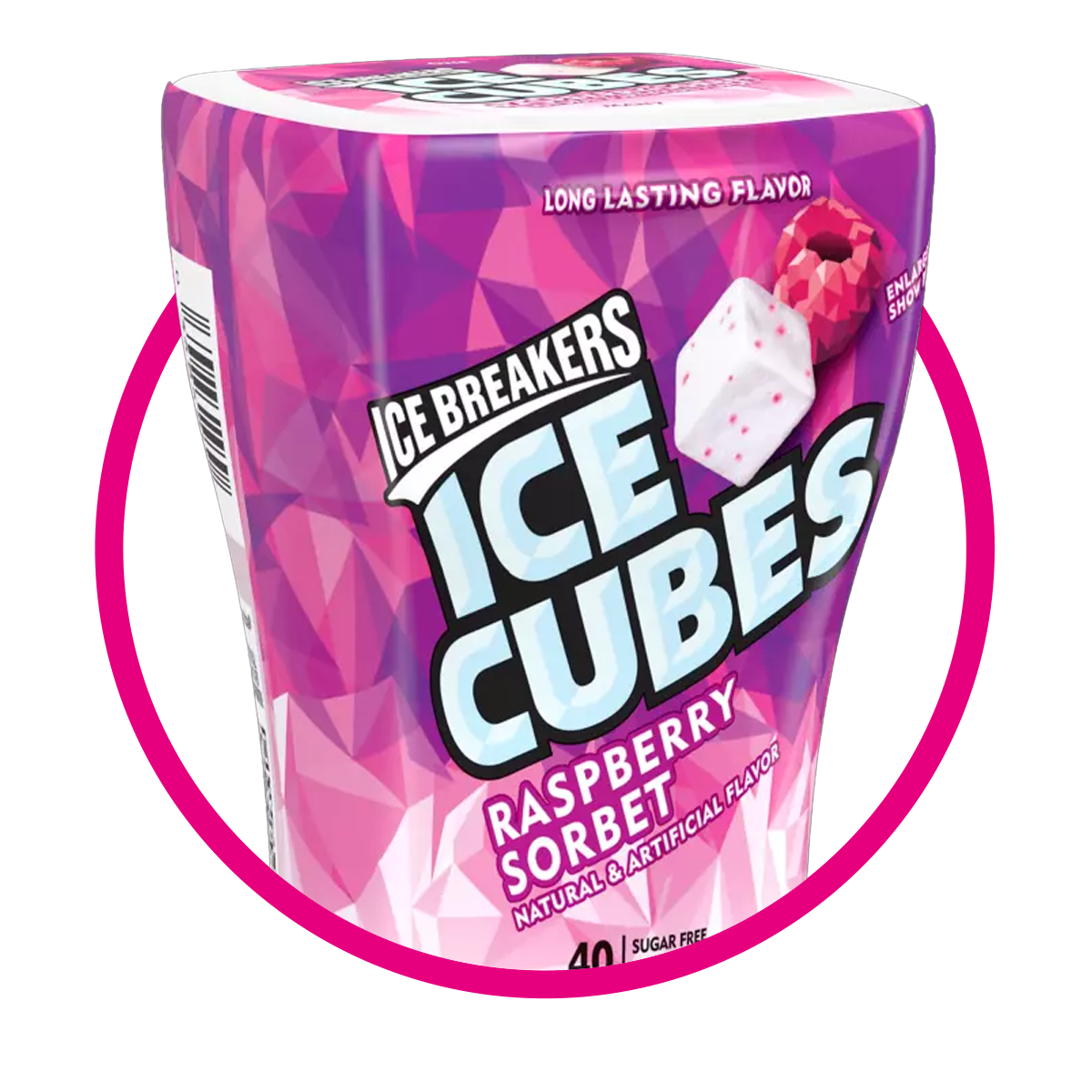 ICE BREAKERS RASPBERRY SORBET  40 PZ