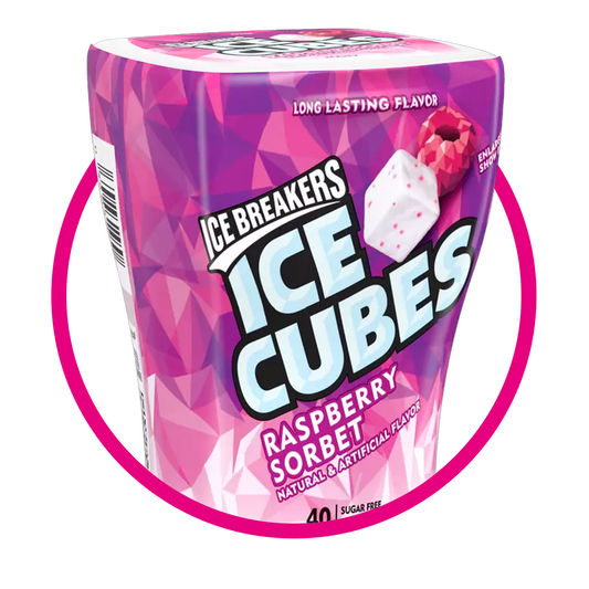 ICE BREAKERS RASPBERRY SORBET  40 PZ