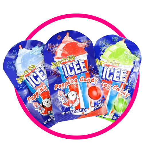 ICEE POPPING CANDY LOLIPOP 15GR