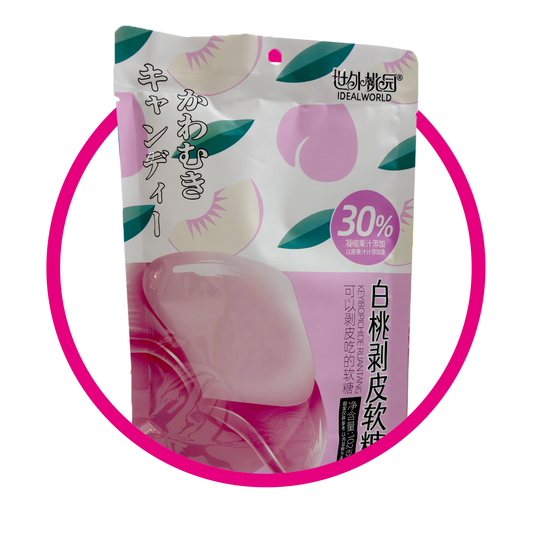 IDEAL WORLD PEACH GUMMY BOLSA 102 GR