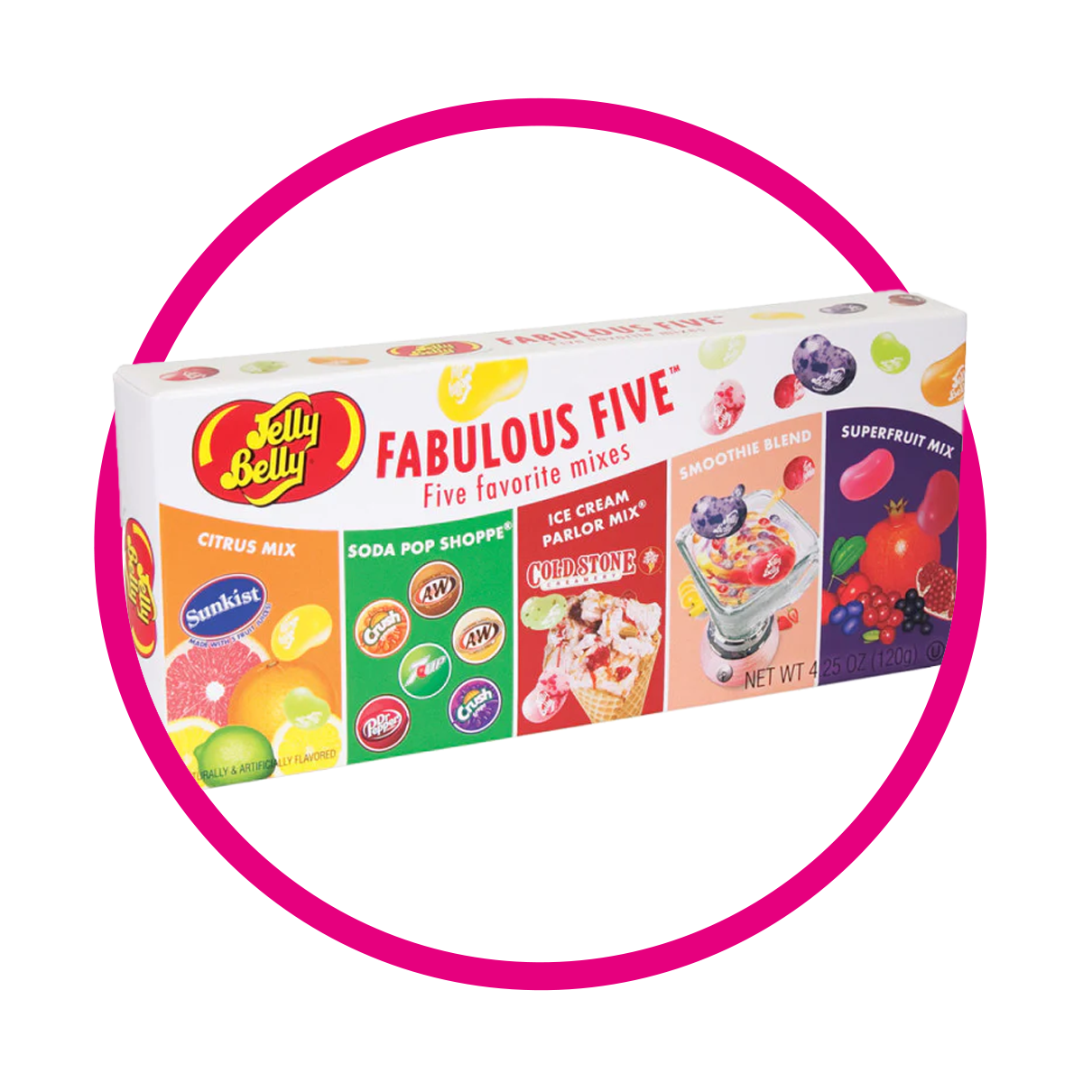 JELLY BELLY FABULOUS FIVE 120 G