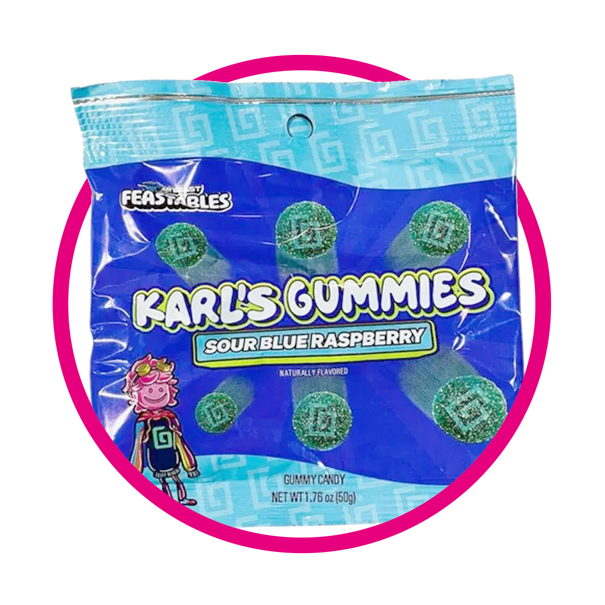 FEASTABLES KARLS BLUEBERRY GUMMY BOLSA 50G