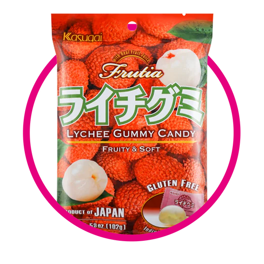 KASUGAI LYCHEE GUMMY 102G