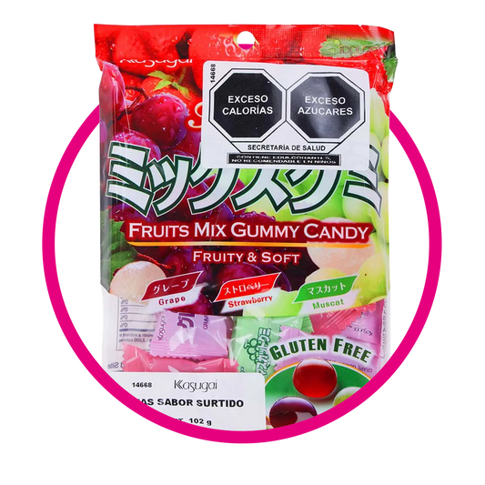 KASUGAI MIX GRAPE GUMMY 102G