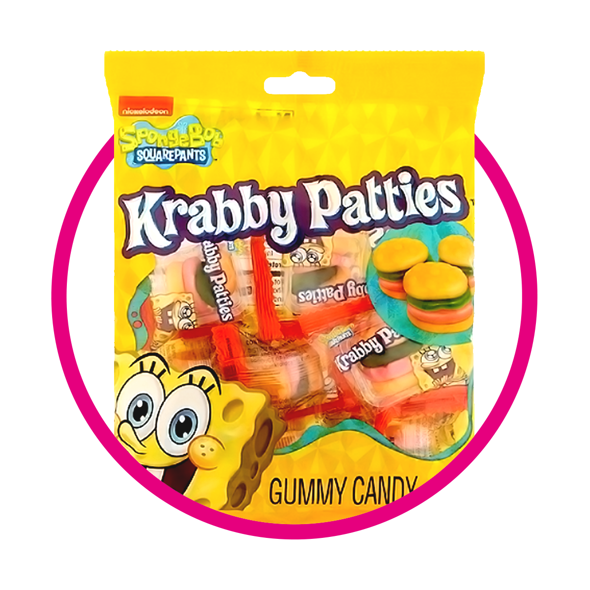 KRABBY PATTIES GUMMI CANDY BOLSA 72G