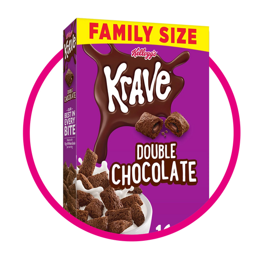 KELLOGGS KRAVE BROWNIE CEREALS CAJA 459G&