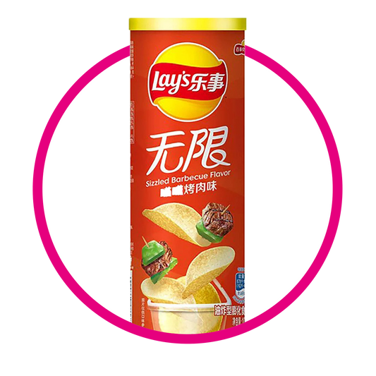 LAY´S CHINAS SIZZED BBQ SNACKS LATA 90GR