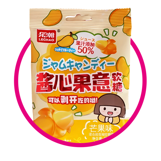 LECHAO MANGO GUMMY BOLSA 80GR $%M