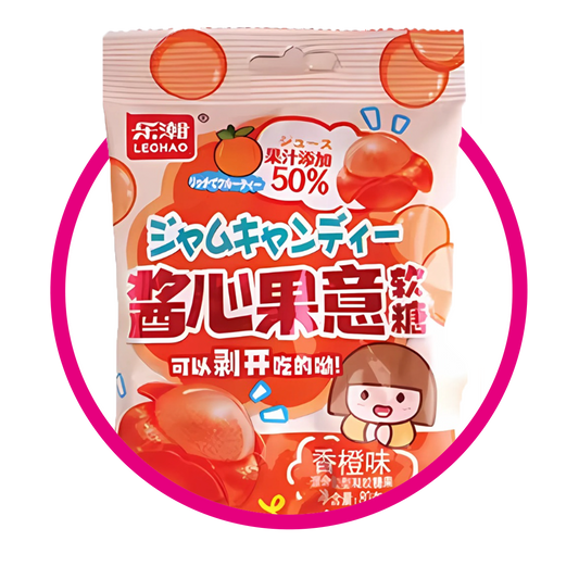 LECHAO PEACH GUMMY BOLSA 80GR